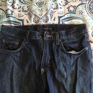 Men’s dark wash Calvin Klein jeans